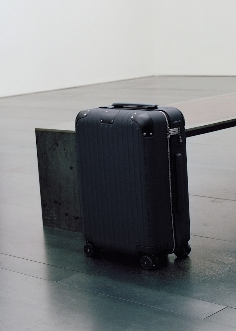RIMOWA's leather collection is unveiled at musée Soulages | News | RIMOWA