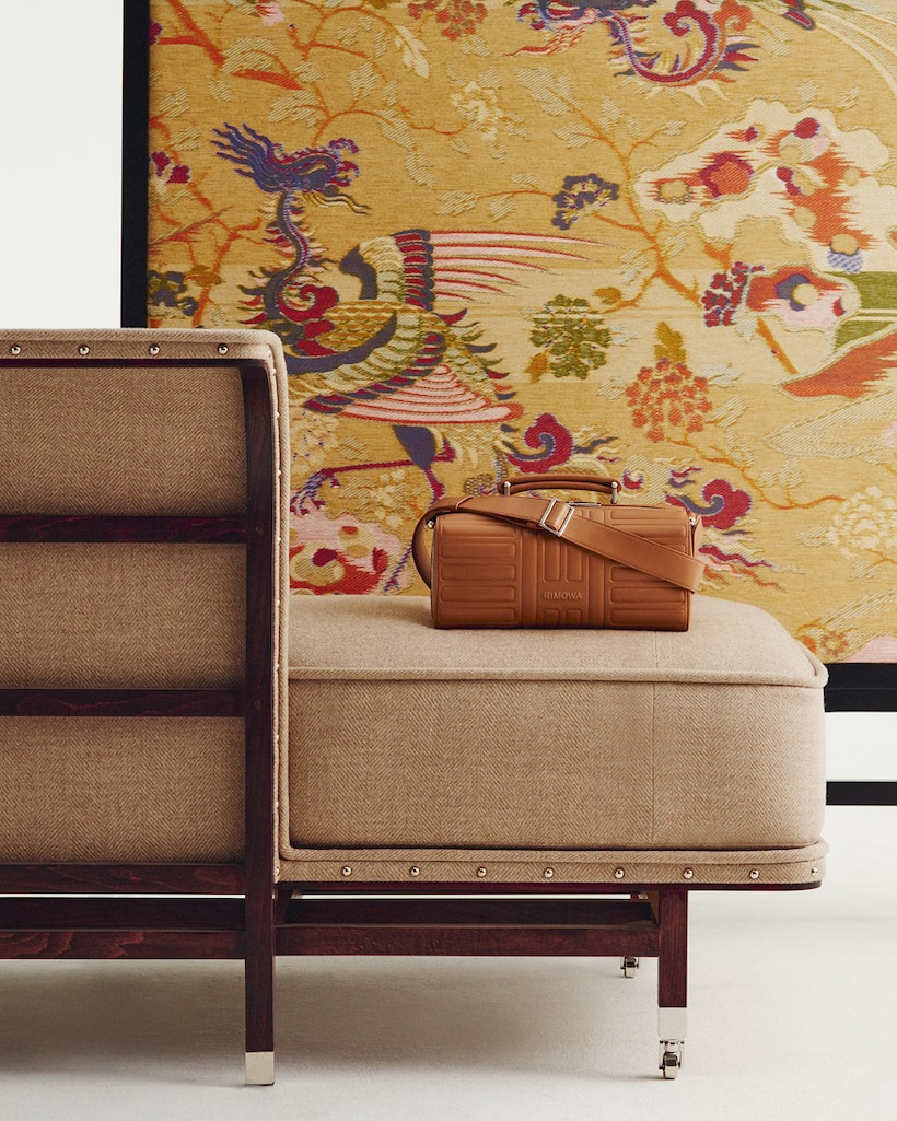 The Groove Cross-Body Bag is the perfect travel accessory when paired with the Classic Suitcase.