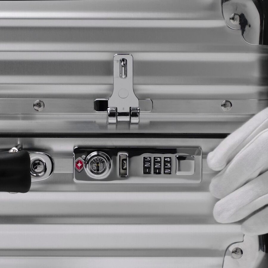 How To Set The Combination Lock On Your Suitcase RIMOWA