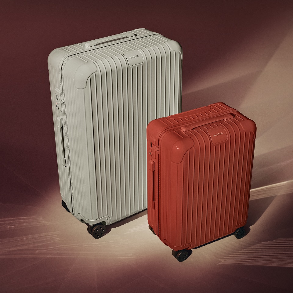 Picture of two Terracotta & Clay suitcases