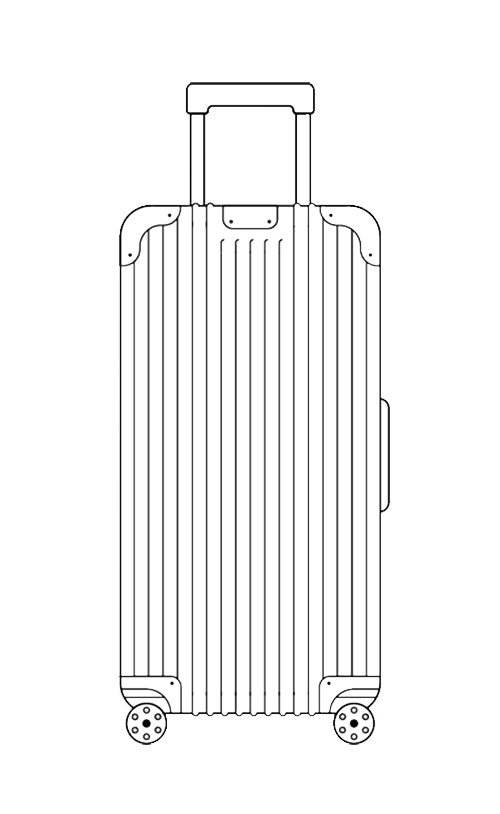 rimowa off white transparent