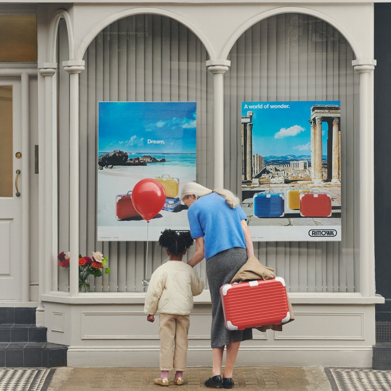 Picture showing RIMOWA products