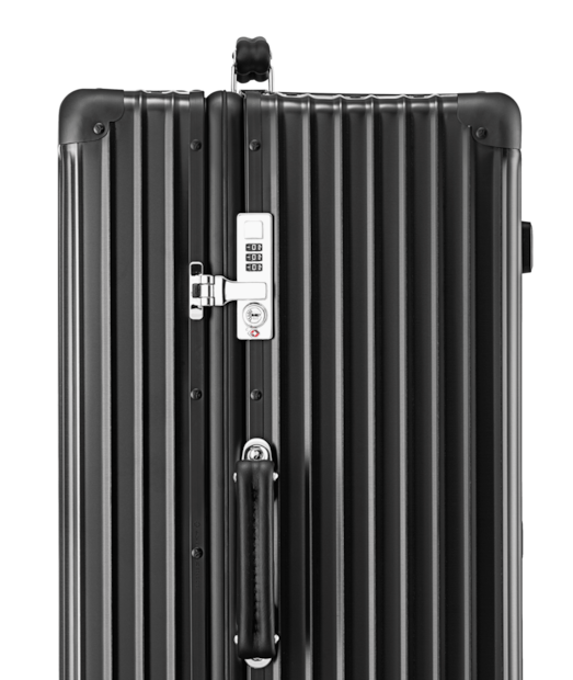 Classic Trunk Large Aluminum Suitcase | Black | RIMOWA