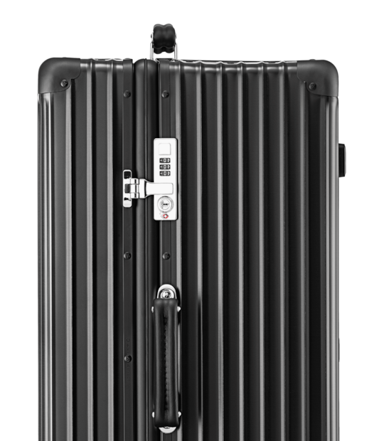 Rimowa Classic Trunk Large Check-In Suitcase in Black - Aluminium - 29,5x14,2x18,5