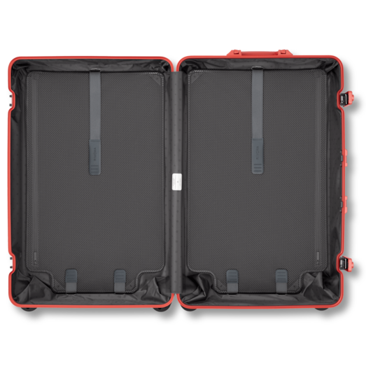 Original CheckIn L Aluminium Suitcase Scarlet Red RIMOWA