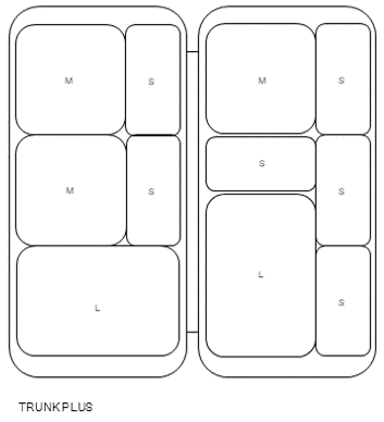 Cubos de embalaje para la Check-In L