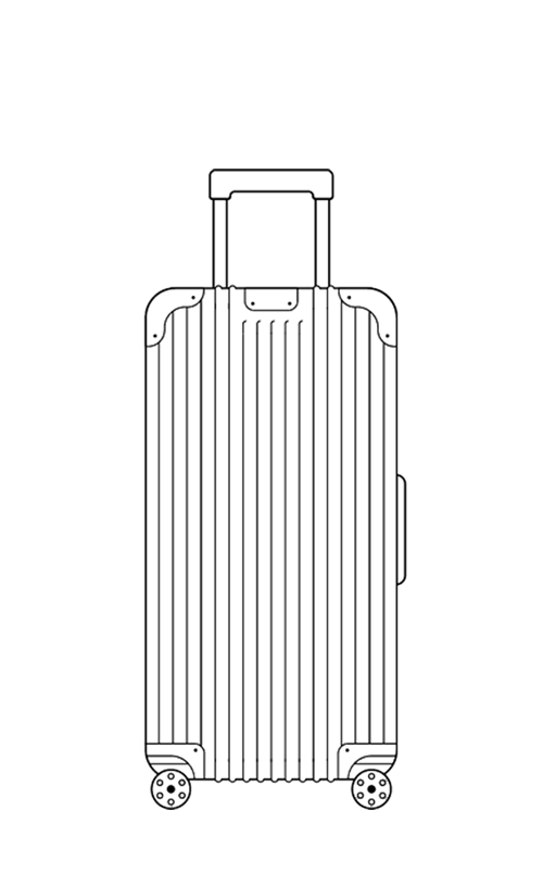 Rimowa Classic Cabin Carry-On Suitcase in Black - Aluminium - 21,7x15,8x9,1