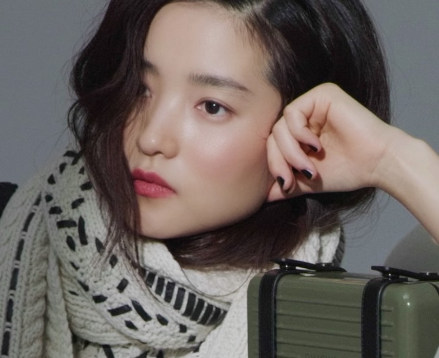 TAE-RI KIM WITH THE RIMOWA PERSONAL FOR DAZED KR
