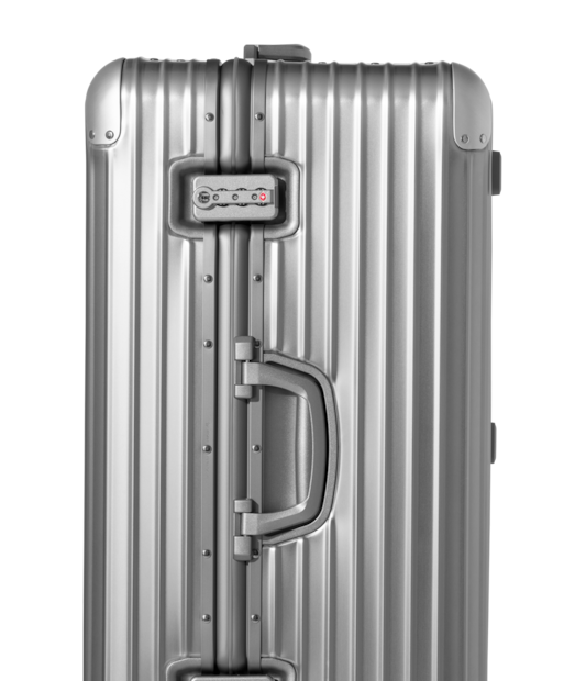 Original Trunk Large Aluminum Suitcase, Silver
