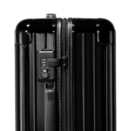 Essential Trunk Plus Large Suitcase, Black Gloss