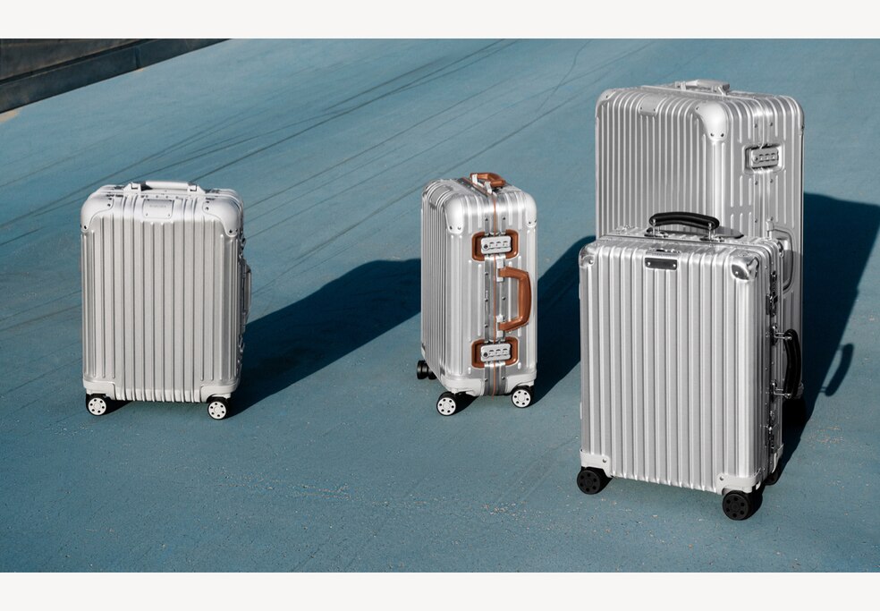 Aluminium suitcases