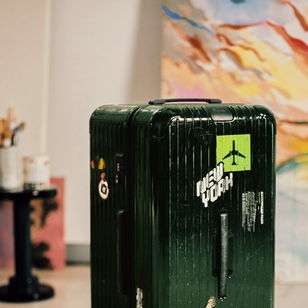 Beautifully aged Essential Trunk Plus in green