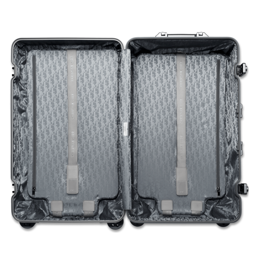 DIOR and RIMOWA Trunk Suitcase in Silver RIMOWA