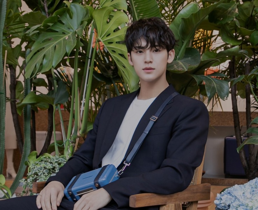 RIMOWA AZURE & FLAMINGO COLLECTION FEATURED BY SEVENTEEN MINGYU