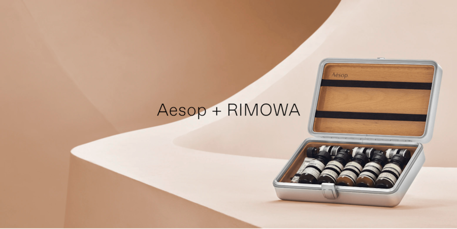 aesop and rimowa