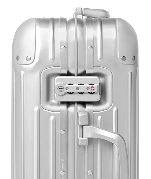 Original Trunk XL Large Aluminum Suitcase, Silver