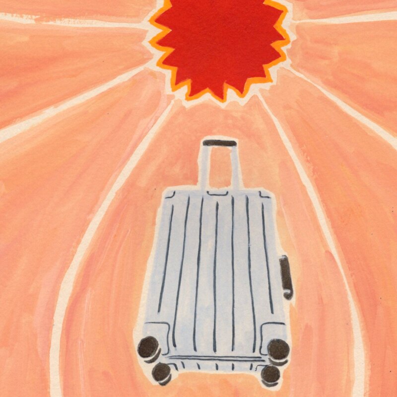 Picture showing RIMOWA products