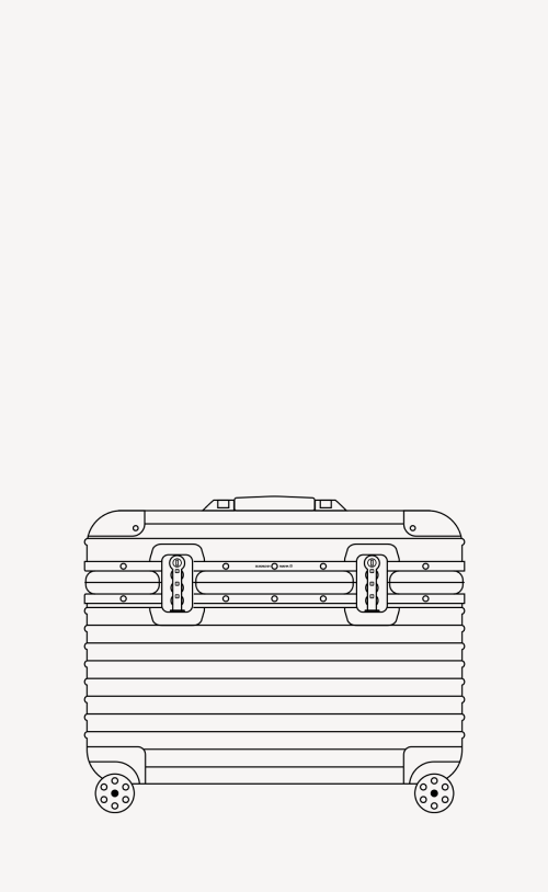 Original Pilot Case | Small Carry-On Suitcase | Silver | RIMOWA