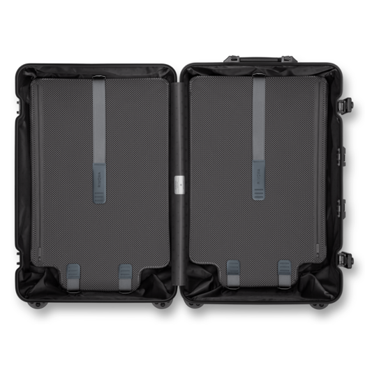 Original CheckIn M Aluminium Suitcase Black RIMOWA