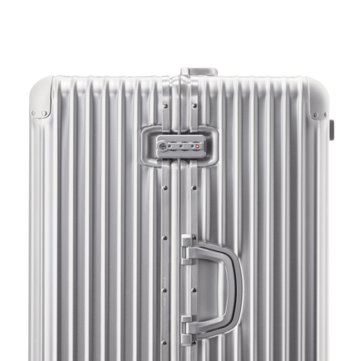 Original Trunk Plus Large Aluminium Suitcase, Silver