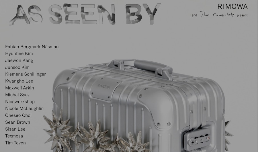 "As Seen By" - RIMOWA의 원재질로 만들어진 예술작품 전시회