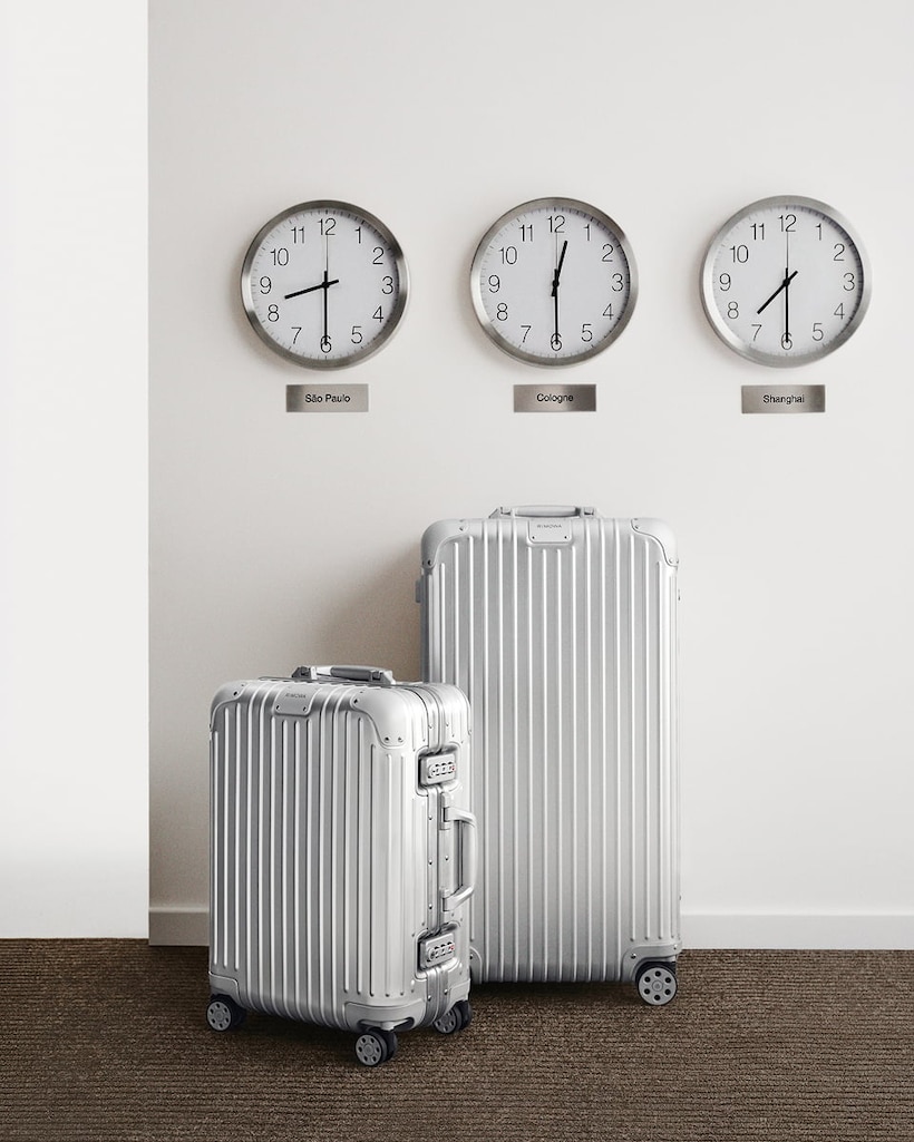 Picture showing RIMOWA products