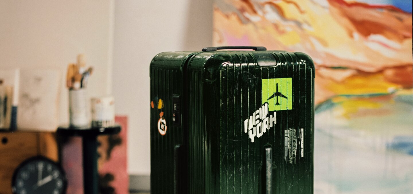 Beautifully aged Essential Trunk Plus in green