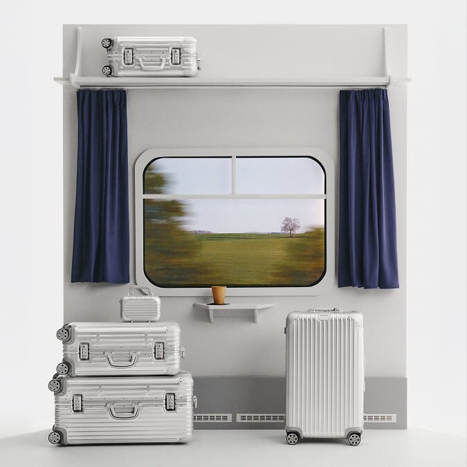 Picture showing RIMOWA products