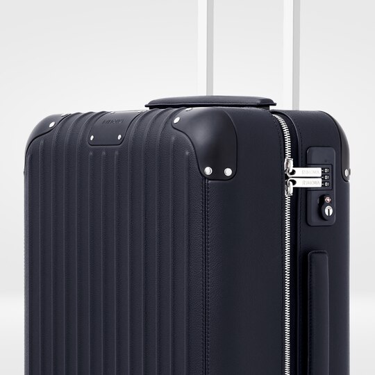 Close-up of Distinct suitcase