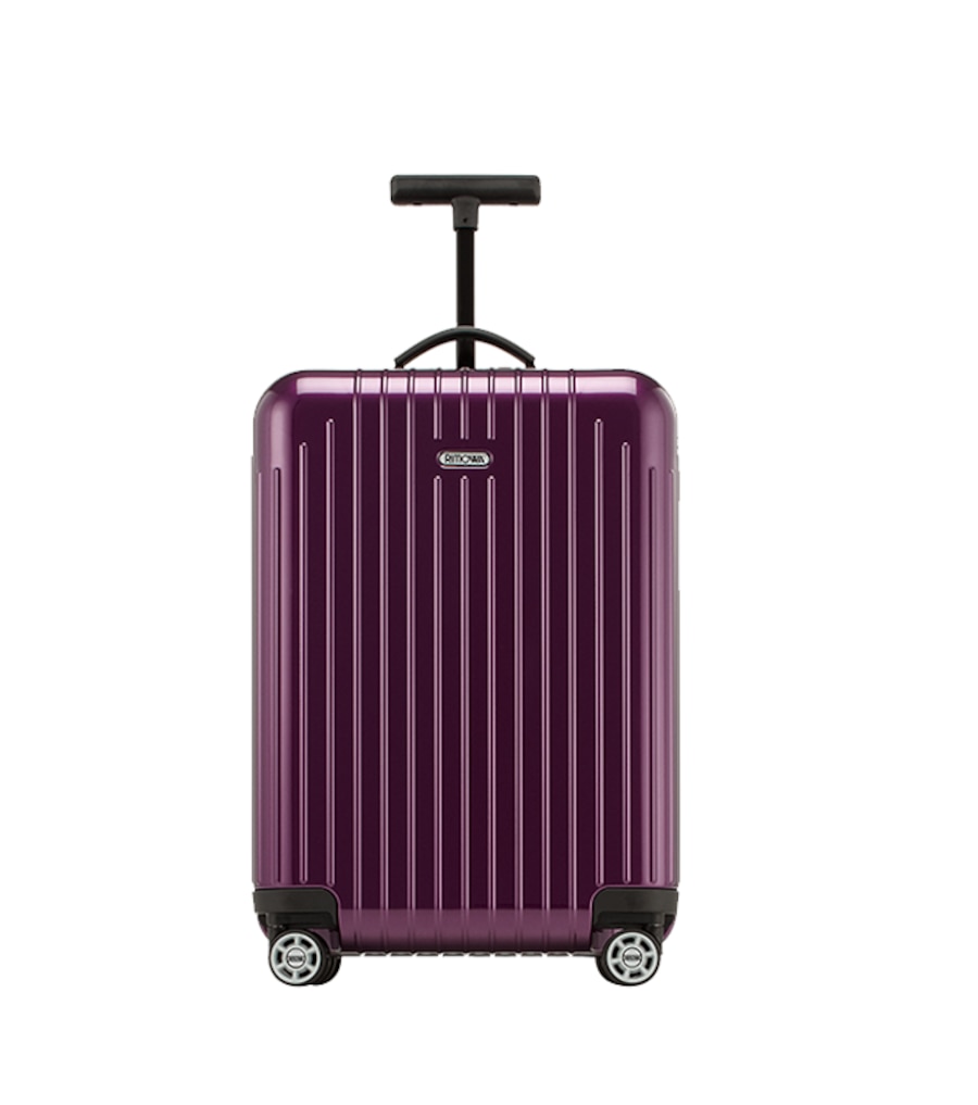 rimowa purple luggage