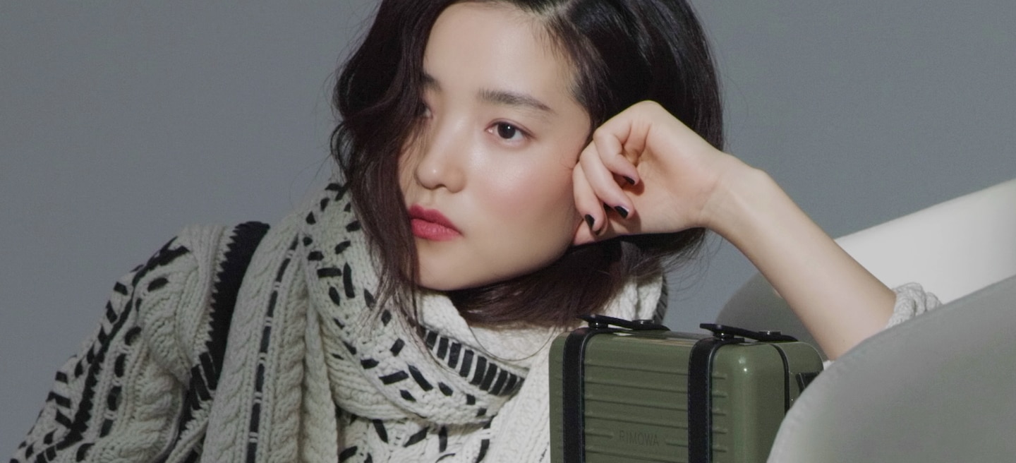 TAE-RI KIM WITH THE RIMOWA PERSONAL FOR DAZED KR