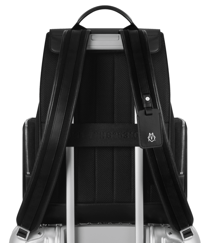 フラップ バックパック ラージ レザー & キャンバス | ブラック | RIMOWA