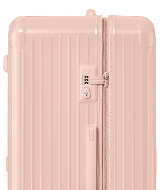 RIMOWA's Essential Lite Suitcase in Pearl Rose