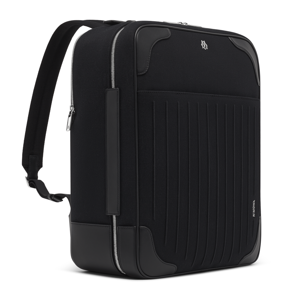 Shop Rimowa Canvas Reiserucksack In Schwarz In Black