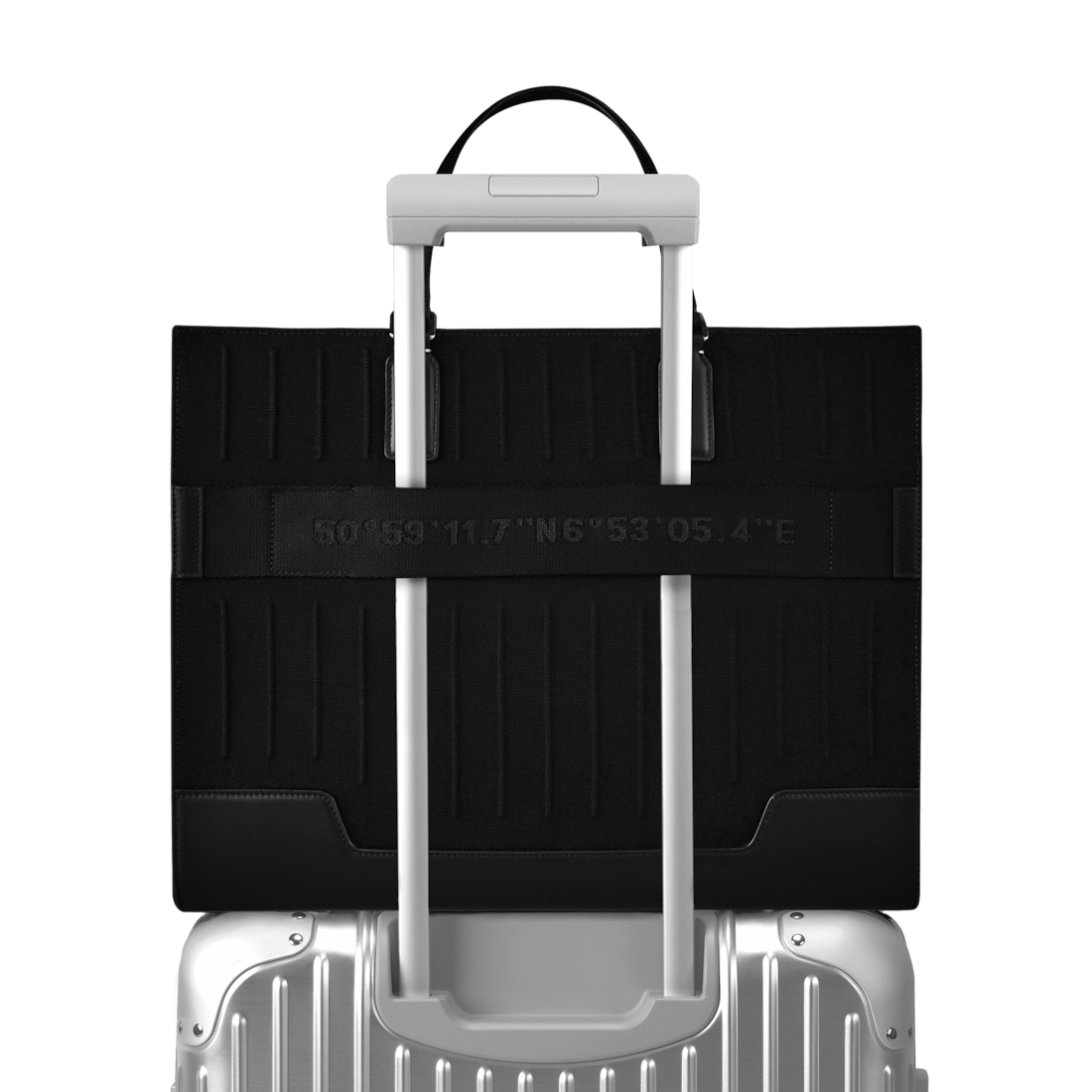 Shop Rimowa Canvas & Leather In Schwarz