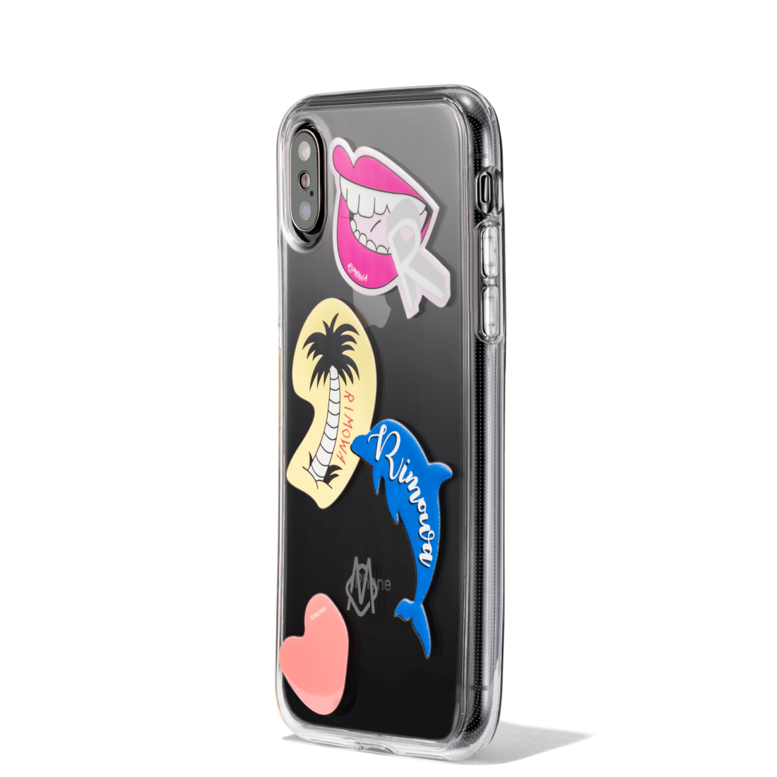 Transparent Stickers Case for iPhone XS