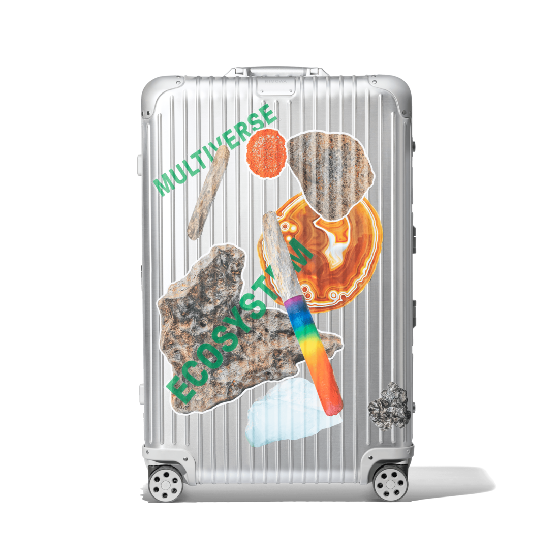 Rimowa X Olafur Eliassion stickers A Meeting of Two Travellers
