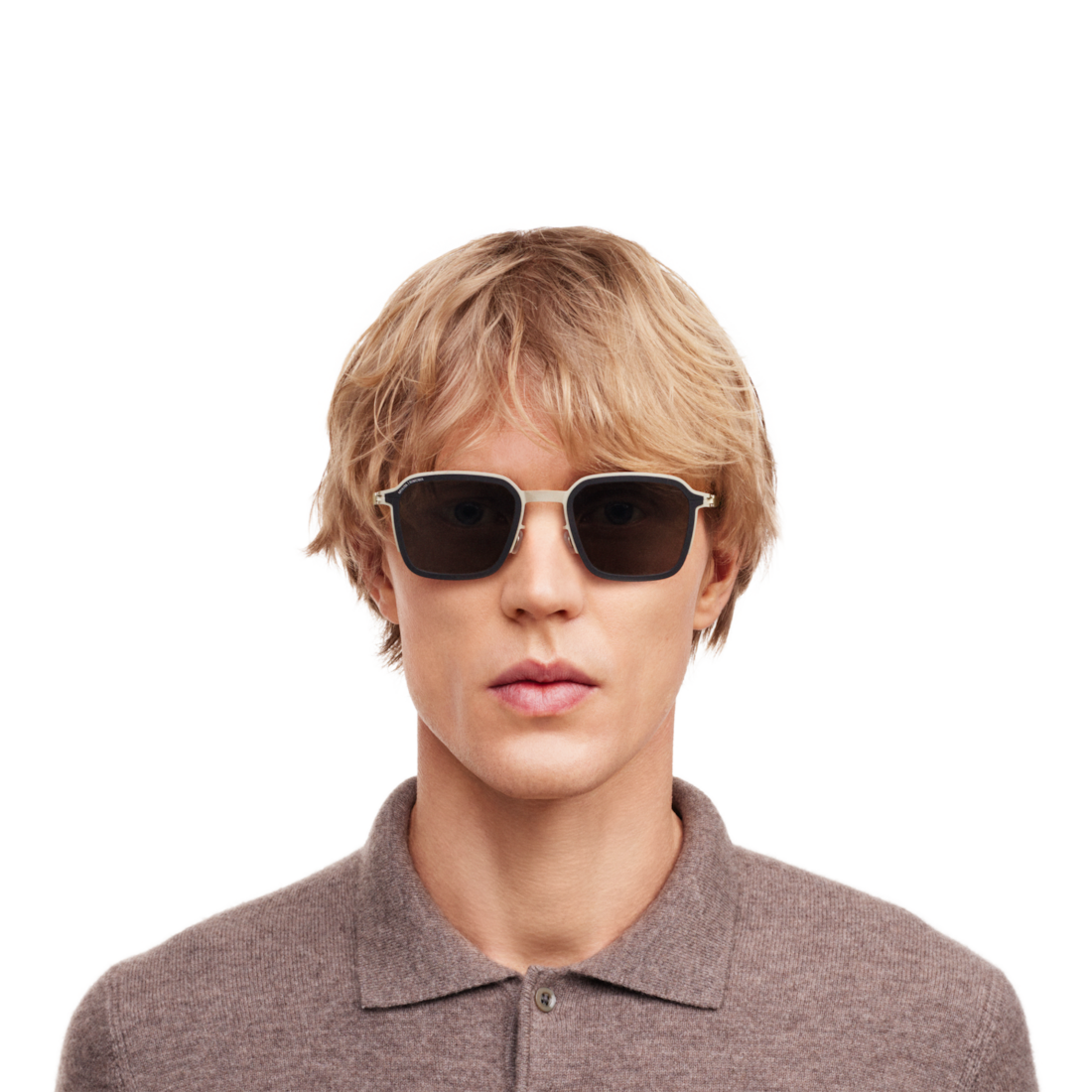 RIMOWA × MYKITA - Square Sunglasses - Titanium & Black | RIMOWA