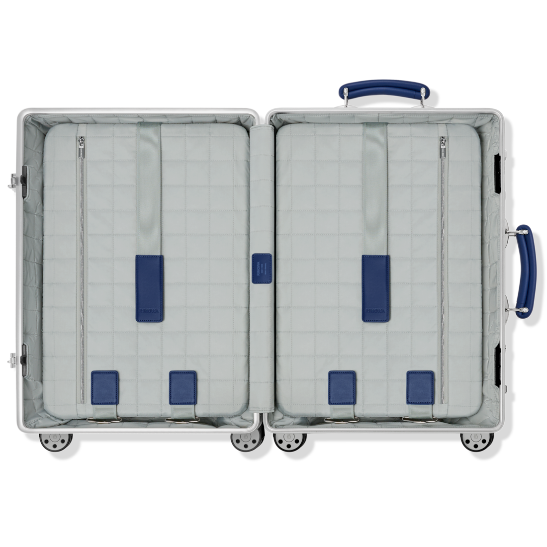 Classic Aluminum Grid Cabin - 4-Wheels Silver Suitcase | RIMOWA