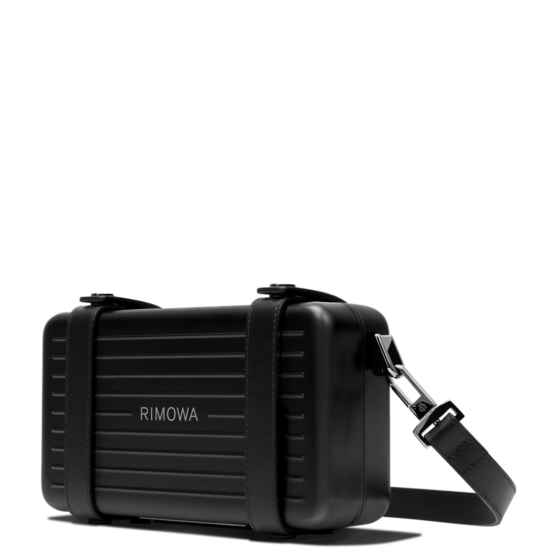 Shop Rimowa Aluminium Cross-body Bag In Black In Schwarz