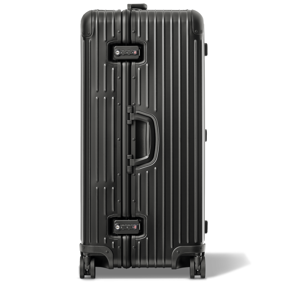 Original Trunk Plus Large Aluminium Suitcase Black RIMOWA
