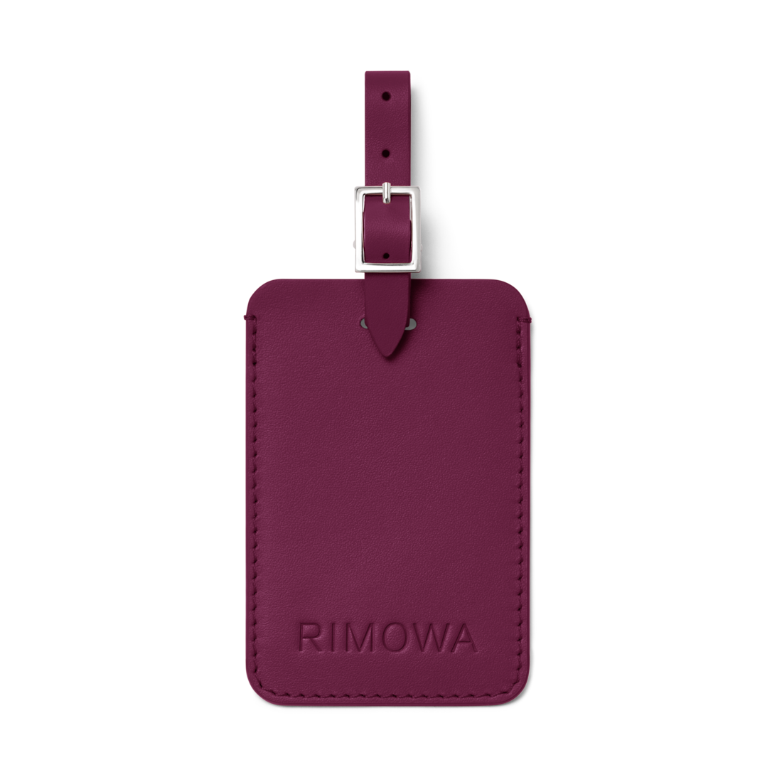 Grape Purple Personalised Leather Luggage Tag | RIMOWA