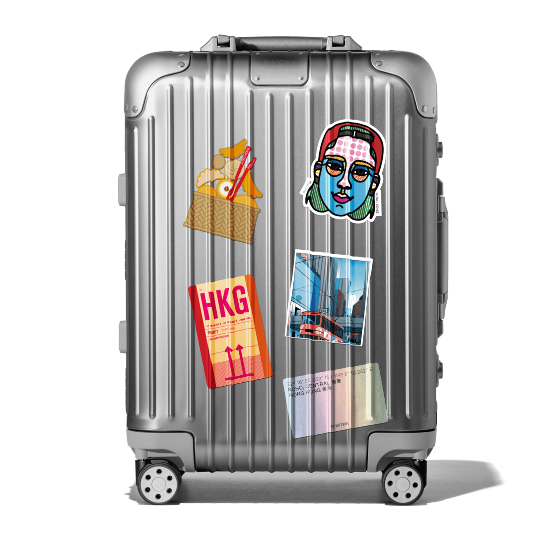 Hong Kong Sticker Set Luggage Stickers Rimowa