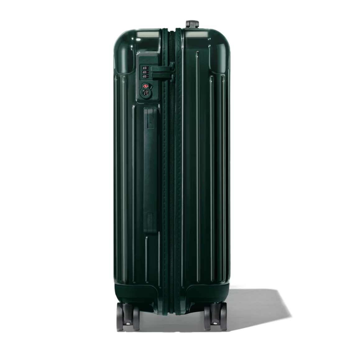 Essential Cabin S Lightweight Carry-On Suitcase, Green Gloss