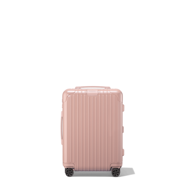 pink hand luggage