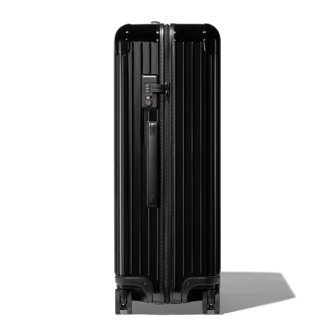 Essential Check-In L Lightweight Suitcase, Black Gloss