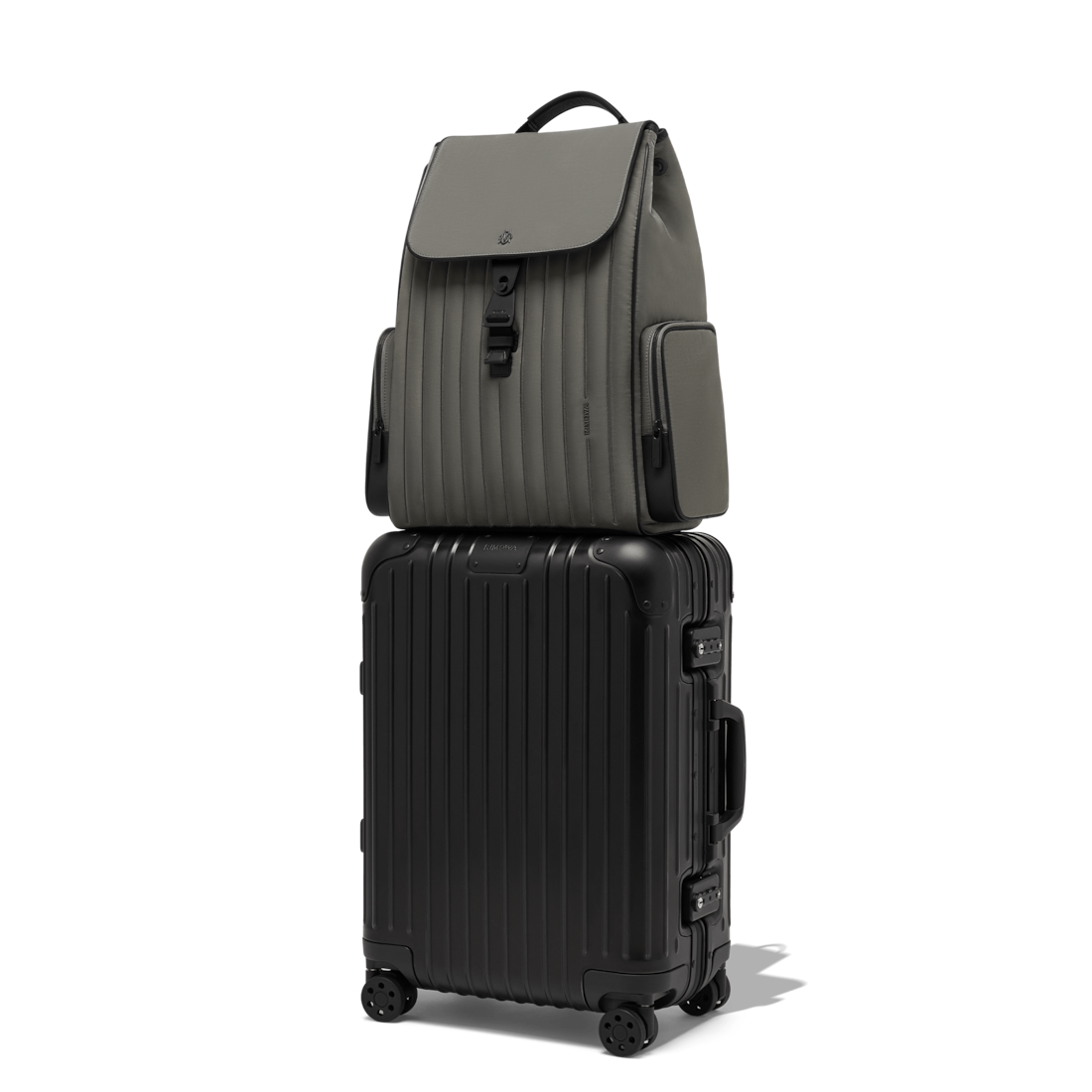 Shop Rimowa Nylon Flap Backpack Large In Schiefergrau In Slate Grey