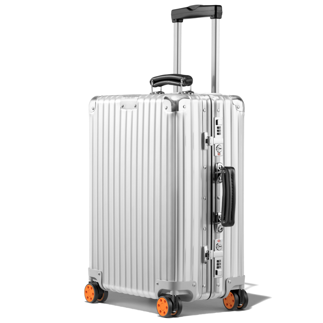 Clementine Orange Luggage Wheels Set 