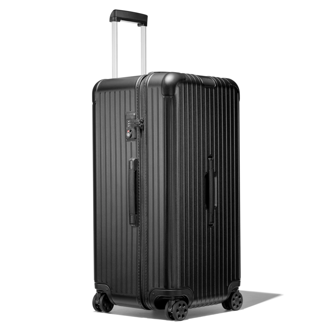 Essential Trunk Large Suitcase, Matte Black