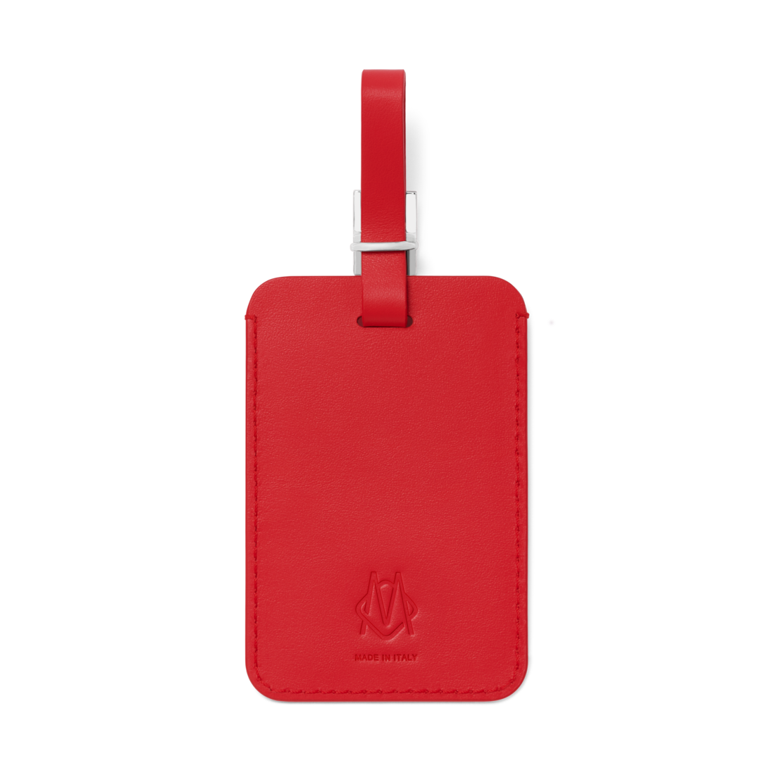 Red Paprika Personalized Leather Luggage Tag | RIMOWA